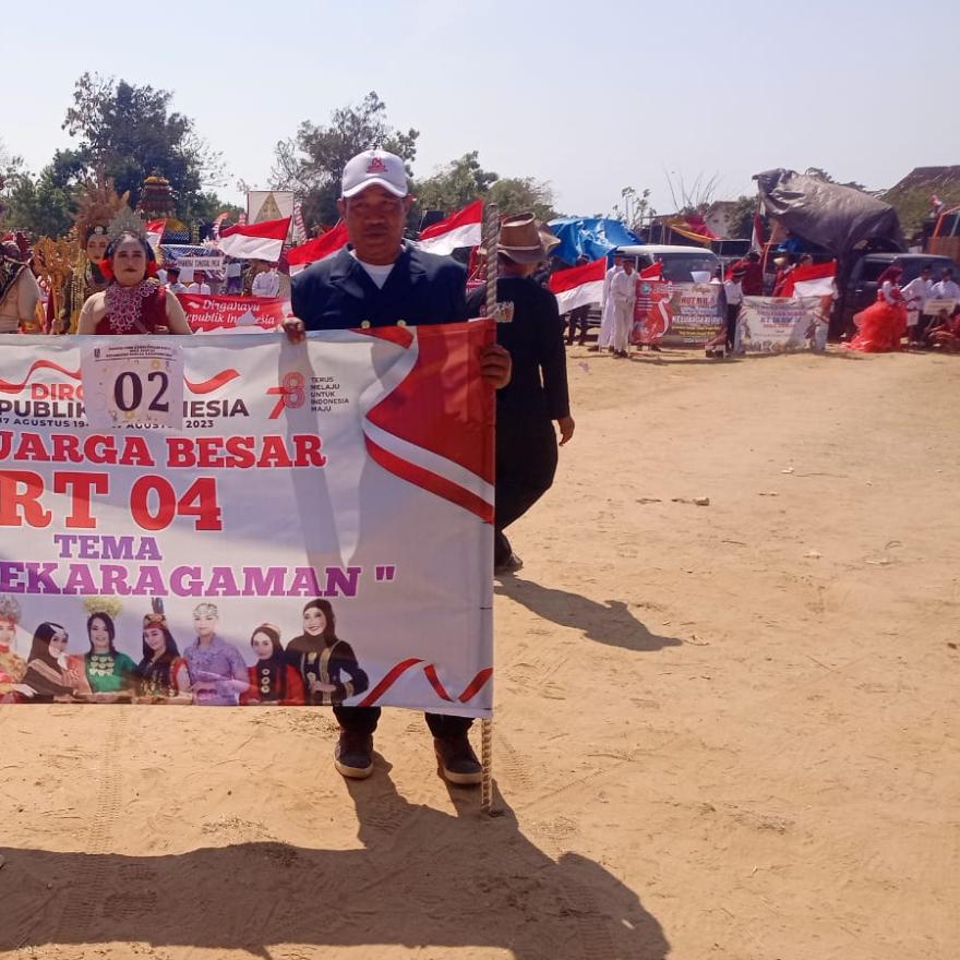 Desa Bancar Gelar Bancar Carnaval dalam rangka HUT ke 78 Republik Indonesia